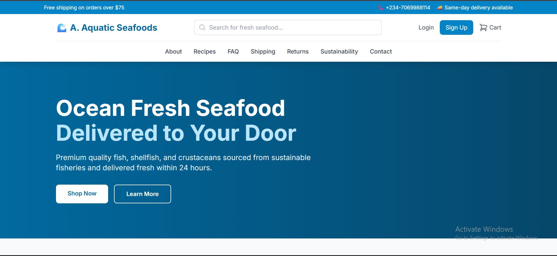 E-commerce Storefront